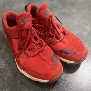 Size 11.5 - Nike Tech Trainer Dune Red Athletic Running Sneakers